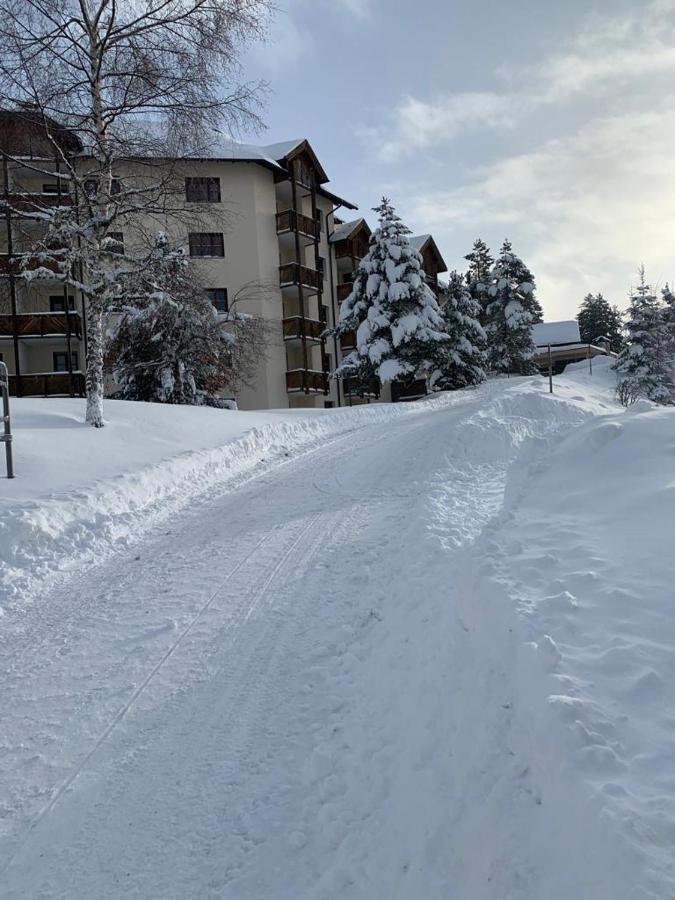 Hundefreundliche Bergwohnung Neben Der Skipiste - Mittelstation Skigebiet Gerlitzen Kanzelhohe 외부 사진